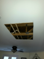 Ceiling before